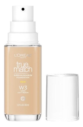 L'oreal Paris Base True Match Super mezclable Foundation Eua Tono W3