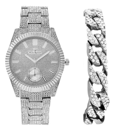Charles Raymond Blinged Rollie Timepiece Out Pulseira C