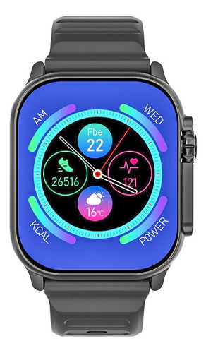 Smartwatch Reloj Inteligente Sumergible Deportivo Noga Sw18 Negro Mesh Negro Negro