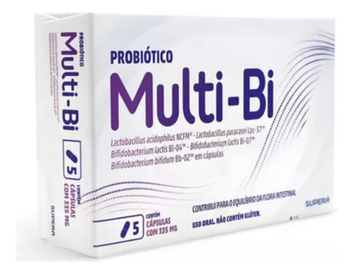 Multi-bi 335mg 5 Cápsulas