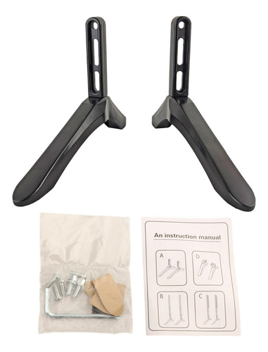 2x Soporte De Mesa Para Tv, Base De Patas Para Tv, Ángulo