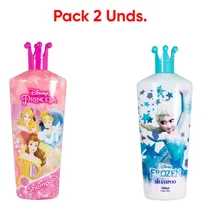 Comprar Pack Shampoo Frozen + Princesas De Tuinies Niñas 350 Ml.