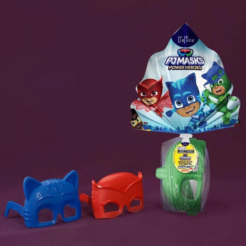 Ovo Páscoa Pj Masks Menino Gato Corujita Lagartixo Brinquedo