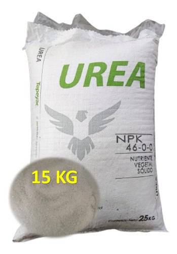 15kgs Urea Abono Nitronegeno 46% Para Pasto,maiz Crecimiento