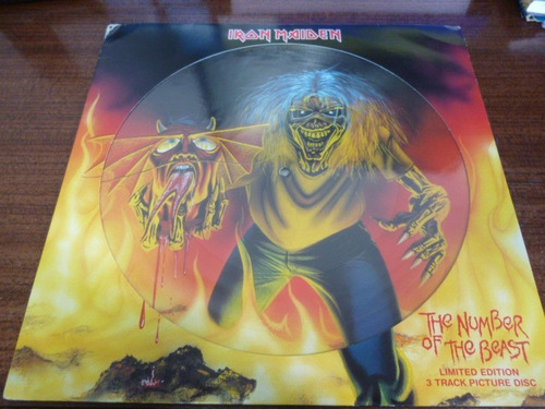 Iron Maiden The Number Of The Beast Picture Disc 12´ Europeo