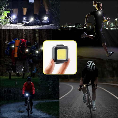 Luces Bicicleta Recargable,combinación De Faro Y Luz Trasera