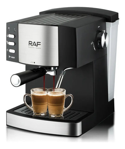 Cafetera Automática Raf Cafe Expreso 1.6l 850w Hlc Home Color Negro