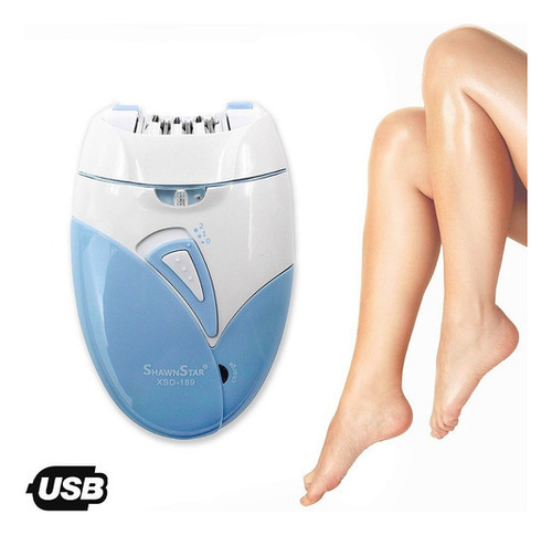 Depilador Elétrico Sem Fio Usb Remove Na Raiz Portátil Cor Rosa Voltagem 127/220V