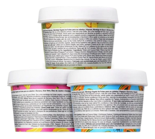 Lola Be(m)dita Ghee Manteiga Vegetal Kit Cronograma 100g
