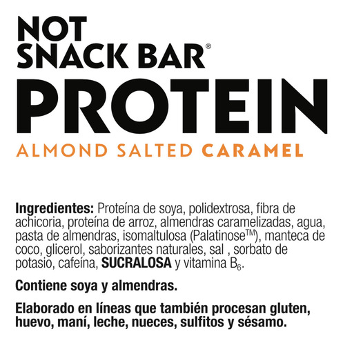 Barra De Proteína Salted Caramel Notco 5 Pzas/45 G