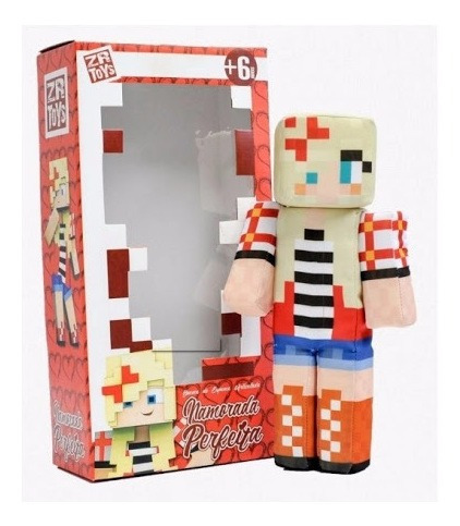 Imagem 2 de 4 de Boneco Articulado Mundo Minecraft Lydia Namorada Perfeita