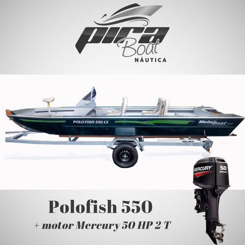 Imagem 1 de 8 de Lancha Polo Fish 550