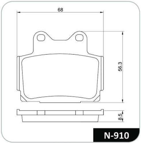 Pastilla Moto Yamaha Xj 600 N 94-97