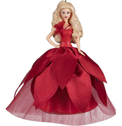 Adorno Navideño 2022 Muñeca Barbie Navideña