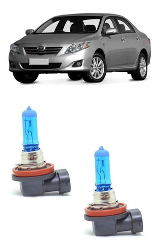 Kit Lampadas Farol Milha Efeito Xenon Corolla 2009 2010