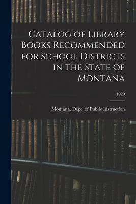 Libro Catalog Of Library Books Recommended For School Dis...