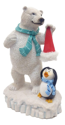 Figura Navideña En Fina Resina - Decoración De Navidad