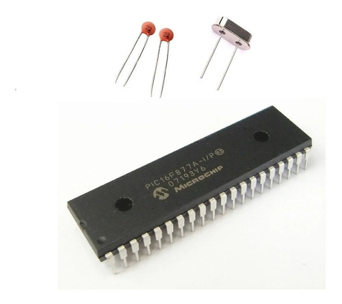 Pic16f877a Microcontrolador 2capacitor 22p  1cristal Selecci