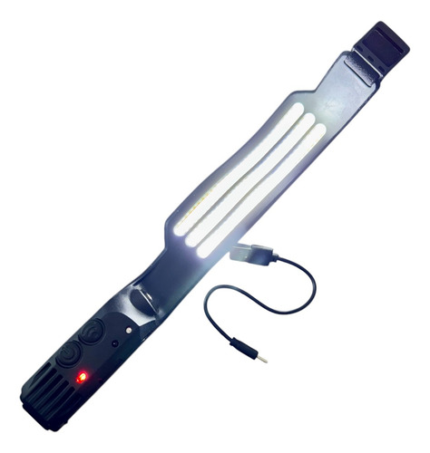 Juego 2 Lamparas Para Cabeza 3 Bandas Recargable Luz Blanca