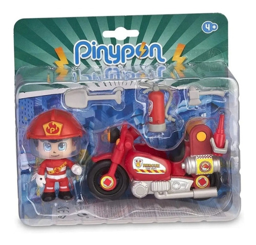 Pinypon Action Bombero Con Vehiculo Y Acc Lny 15636