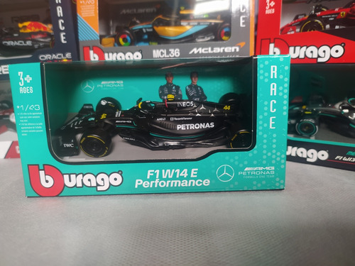 Miniatura Carro De F1 Mercedes W14-2023 Hamilton #44