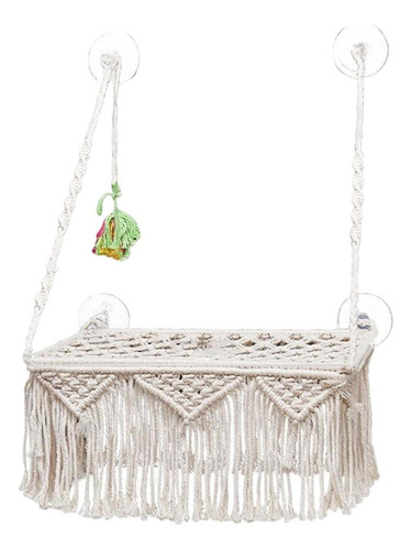 Macrame Gato Hamaca Bohemio Jugando Gatos De Interior