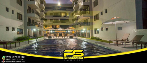 Oportunidade, Apartamento, 02 Quartos, Suíte, Piscina, 02 Vagas, 67,53m², Por Apenas R$ 490.000,00, Em Bessa, João Pessoa - Paraíba. - Ap2861