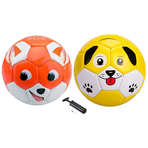 Innotoys Kids Soccer Ball, Size 2 Cute Cartoon Sports Toddle