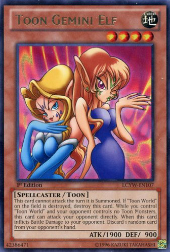 Yu-gi-oh! - Toon Gemini Elf (lcyw-en107) - Colección Legenda