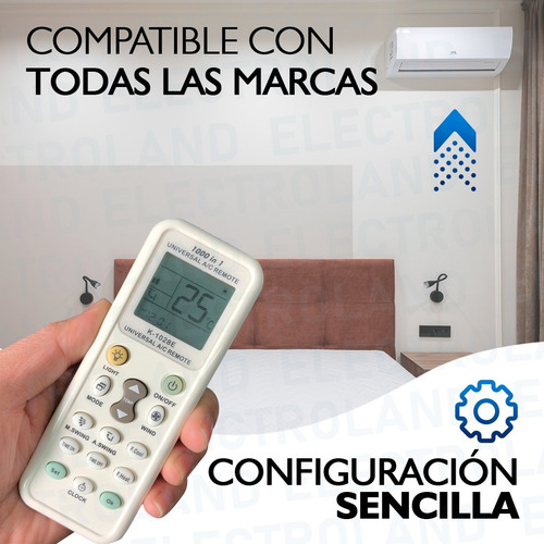 Imagen 3 de 10 de Control Remoto Universal Aire Acondicionado Todas Las Marcas