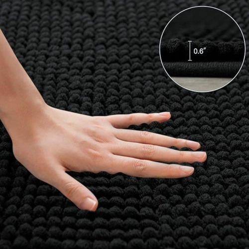 Imagen 3 de 10 de Alfombra Soft Microfibra Secado Rapido 33x45, Antideslizante