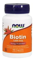 Comprar Biotina Premium Cabello Uñas 1,000mcg 100 Caps Eg B08 Sabor Sin Sabor