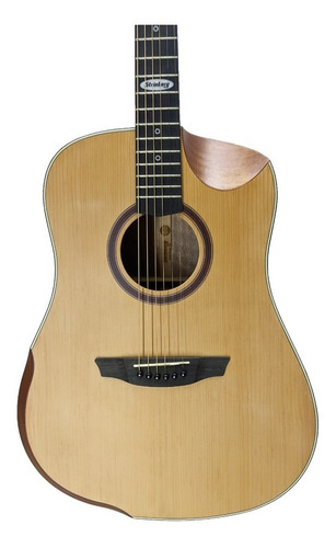 Violão eletroacústica Strinberg SD201HCR para destros natural louro indiano mate