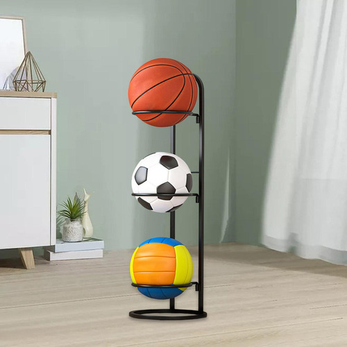 Estante De Almacenamiento De Baloncesto De 3 Niveles Para