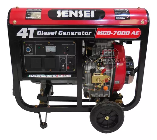 Generador eléctrico diesel de 6.5 Kva trifásico - GRUPOS ELECTRÓGENOS DIESEL  Y GAS