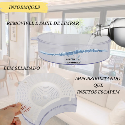 Armadilha Mata Pega Prende Moscas Mosquito Pernilongos Usb Aparelho Captura insetos Mosquitos Armadilha de Pragas Mata Pernilongos bivolt 110v/220v Bestvirtual Ecommerce