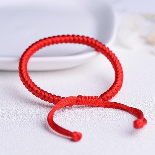 Mox Para Sl Pulsera Rojo Chino Hilo Hombre Mujer Afortunado