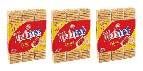 Pack X 3 Galletitas Mediatarde X 330grs