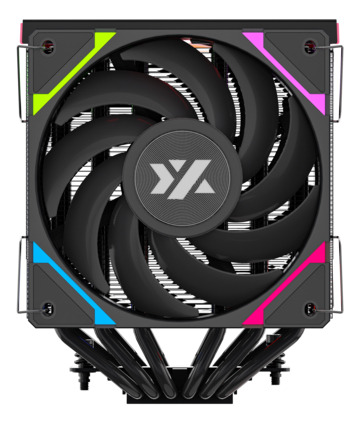 Disipador Para Cpu Xyz Thermax 6 Pro Duo, 2 Fans, Intel/amd