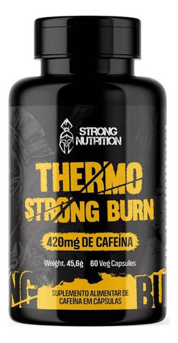 Thermo Strong Burn 60 Cáps - Strong Nutrition Sabor Sem Sabor