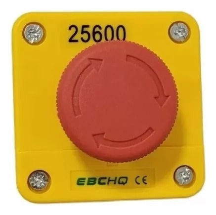 Interrup De Emergencia, Tipo Hongo En Su Caja, Ebchq 25600