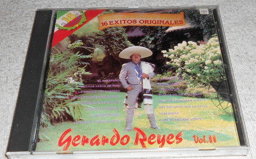 Cd Gerardo Reyes / 16 Éxitos Originales Vol 2 / Importado