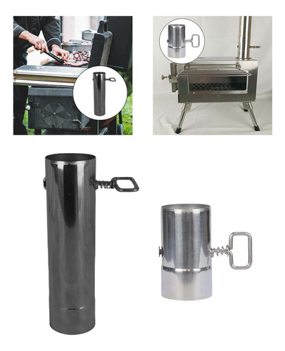 Tubo De Estufas De 2 Uds Con Tubo De Extensión De Chimenea