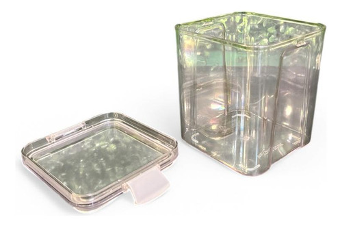 Contenedor Hermético Con Tapa 1000 Ml Transparente