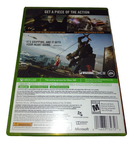Battlefield Hardline - Xbox 360 (Reacondicionado)