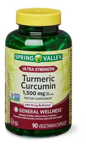 Spring Valley Curcuma Ultrafuerte - Unidad a $1133