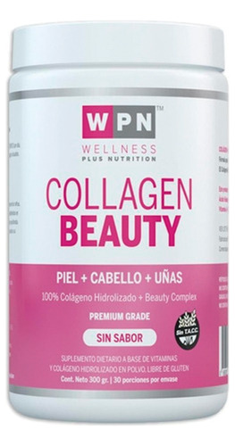 Suplemento Dietario Collagen Beauty Sin Sabor Wpn 300gr