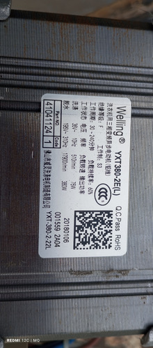 Motor Lavasecarropas Candy Modelo Gvfw 4159 Consulte Service (Usado)