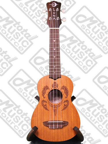 Luna 21 Ukelele Soprano (caoba Gigbag Uke Honu Extra Cuerda