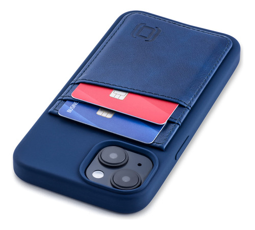 Tarjetero Dockem Para iPhone 14 Con Carcasa De Silicona Líqu